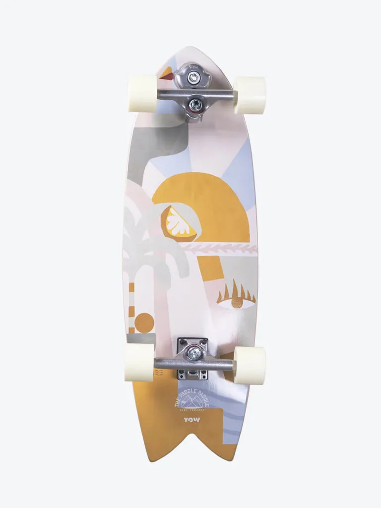 YOW surfskate: Paddle Paddle x MADI 31" YOW 9.0″ Standard/Silver