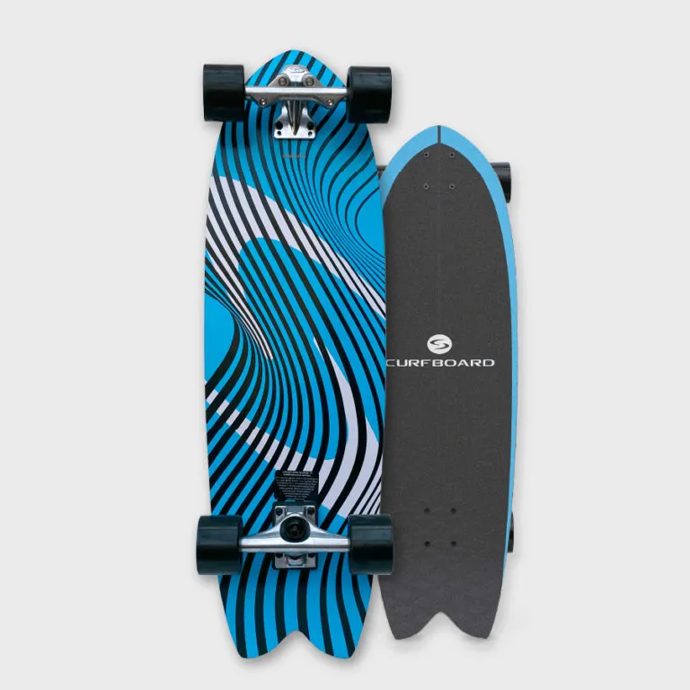 Curfboard surfskate: Fish 32" Maintenance-free Curfboard front truck