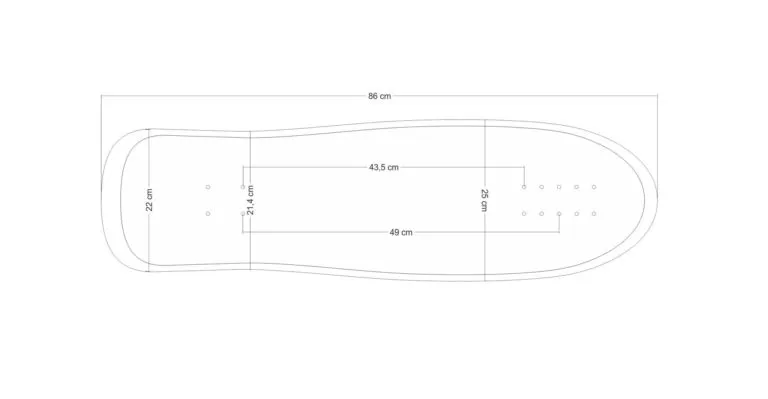 LUCA Longboards surfskate: Nalu 34" Triple S - Station Skate